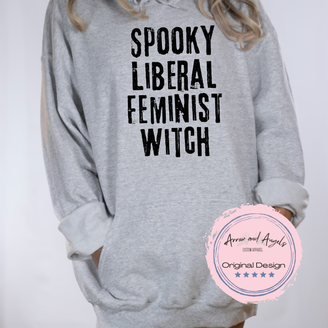 Spooky Liberal / Conservative Feminist Witch