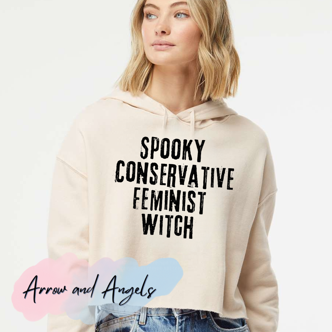 Spooky Liberal / Conservative Feminist Witch