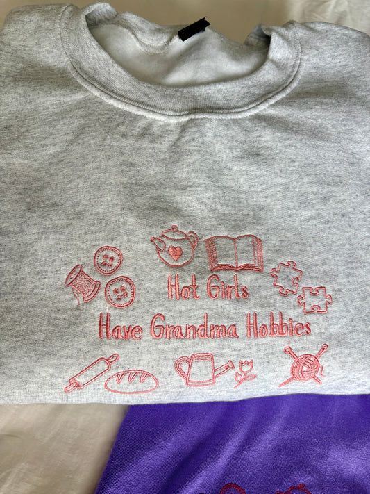 Hot Girls Have Grandma Hobbies (all hobbies) Embroidery
