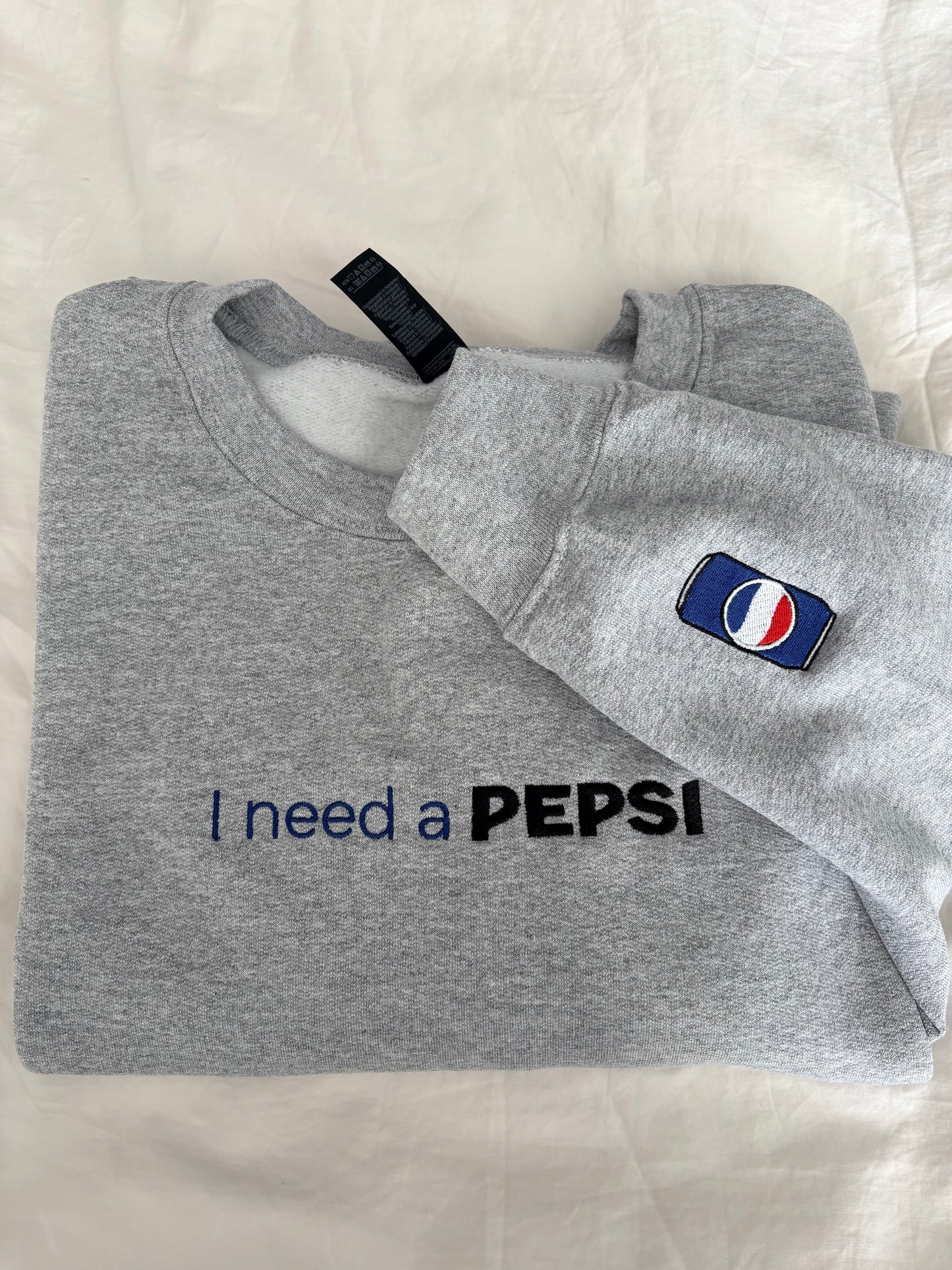 I need a Pepsi embroidery