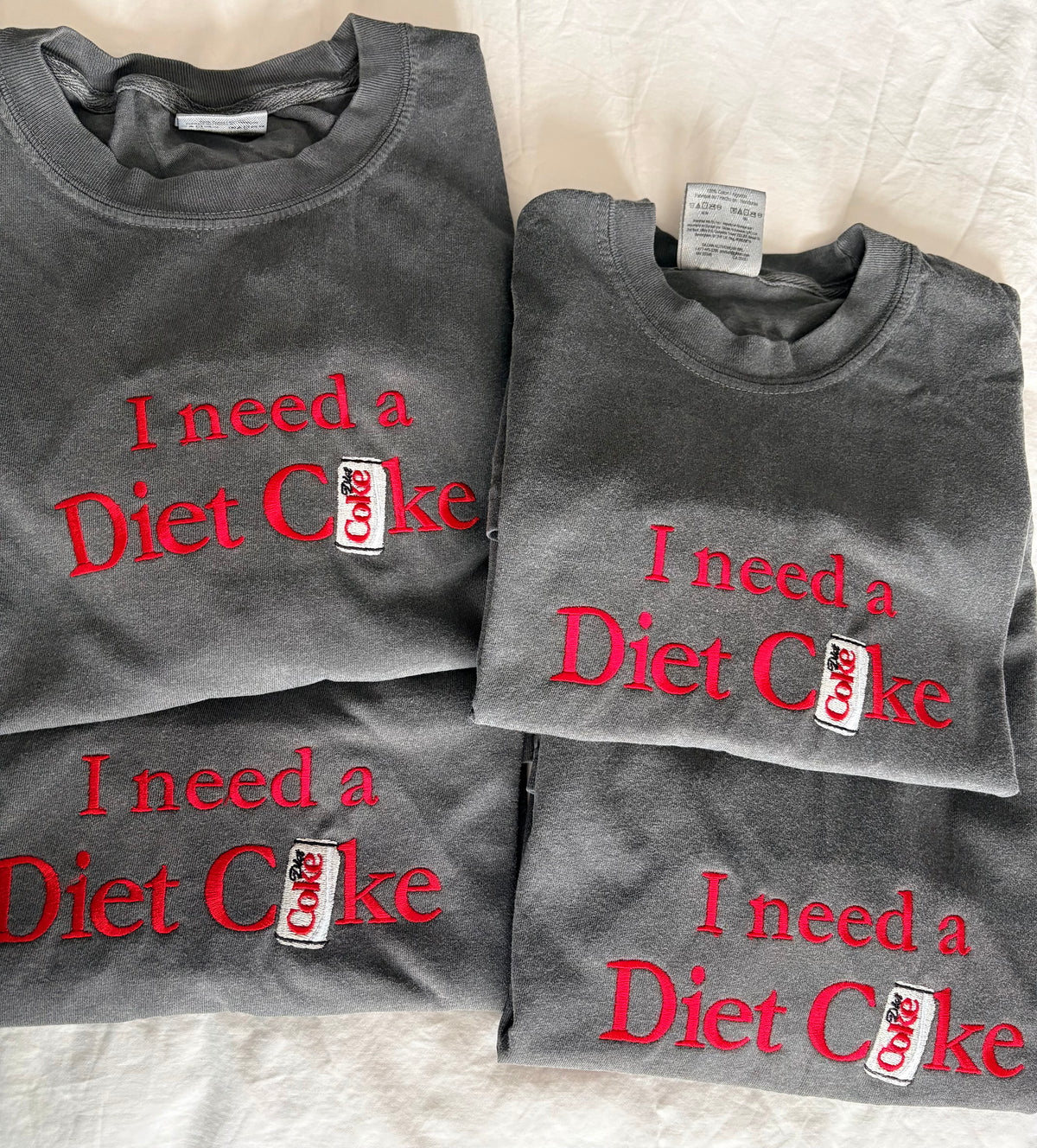 I need a Diet Coke quote embroidery