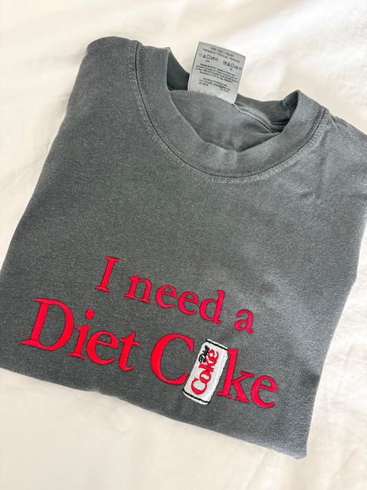 I need a Diet Coke quote embroidery