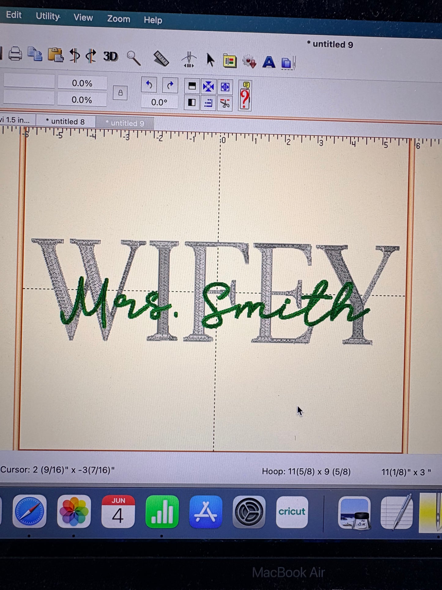 Bride or Wifey Embroidery