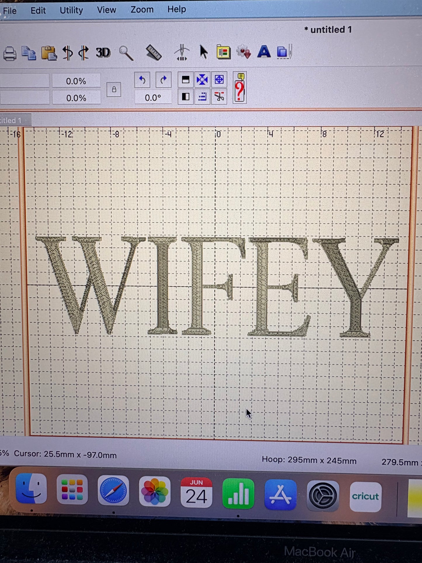 Bride or Wifey Embroidery