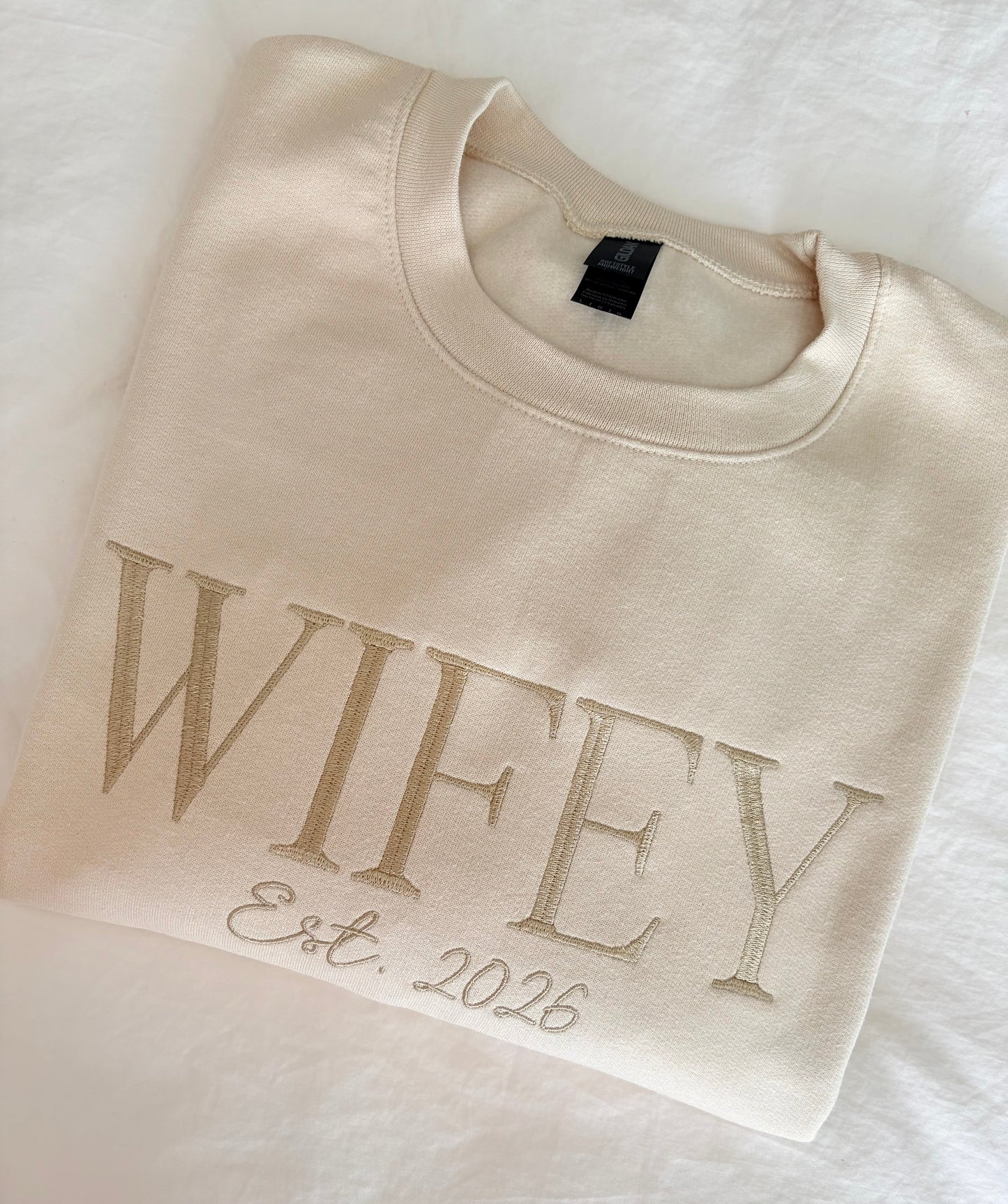 Bride or Wifey Embroidery