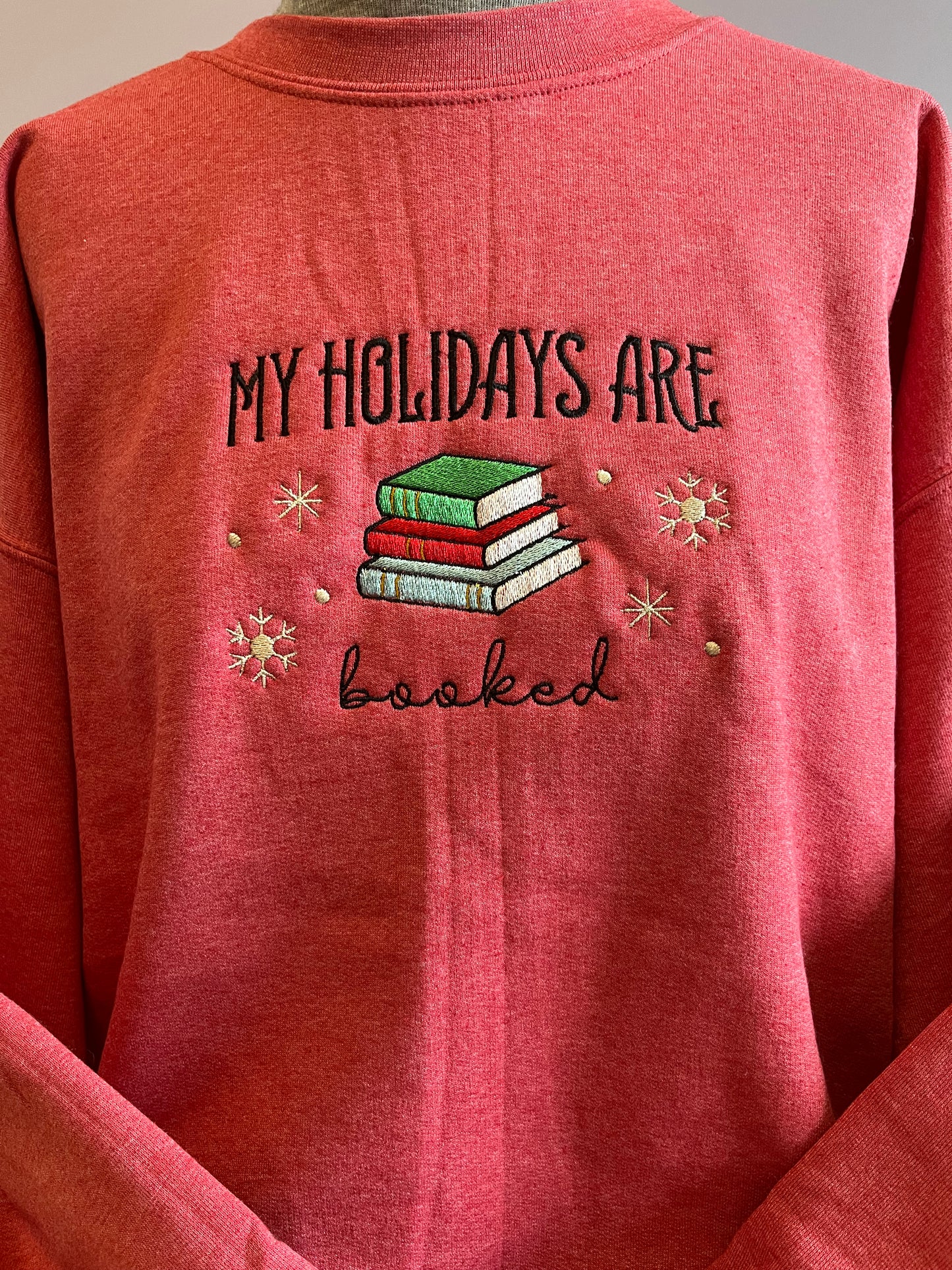 Embroidered My Holidays are Booked