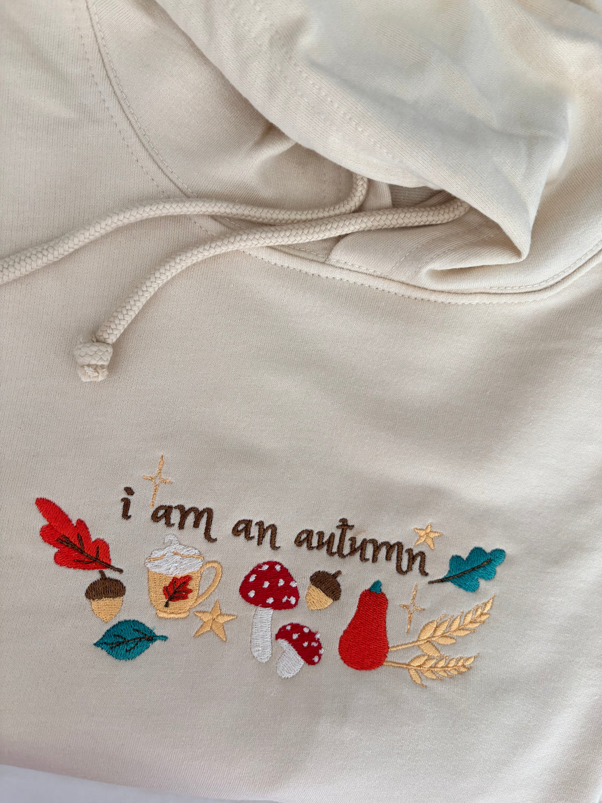 I am an Autumn Embroidery