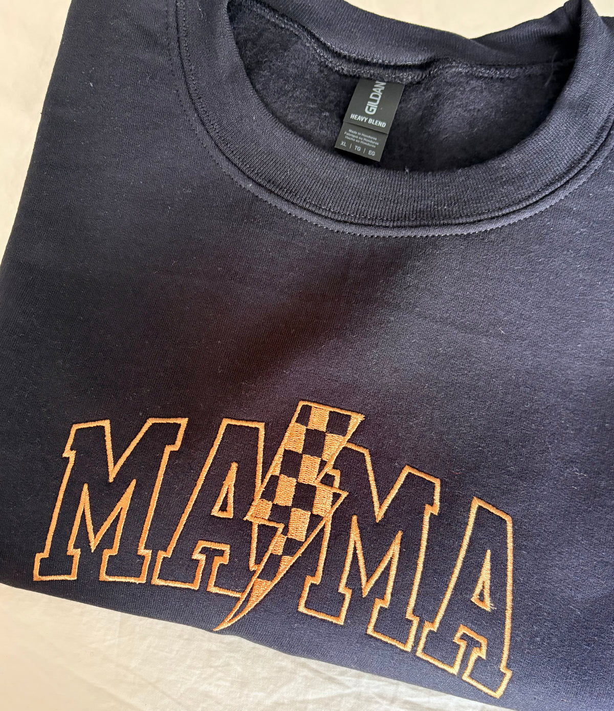 Mama Lightingbolt Embroidery