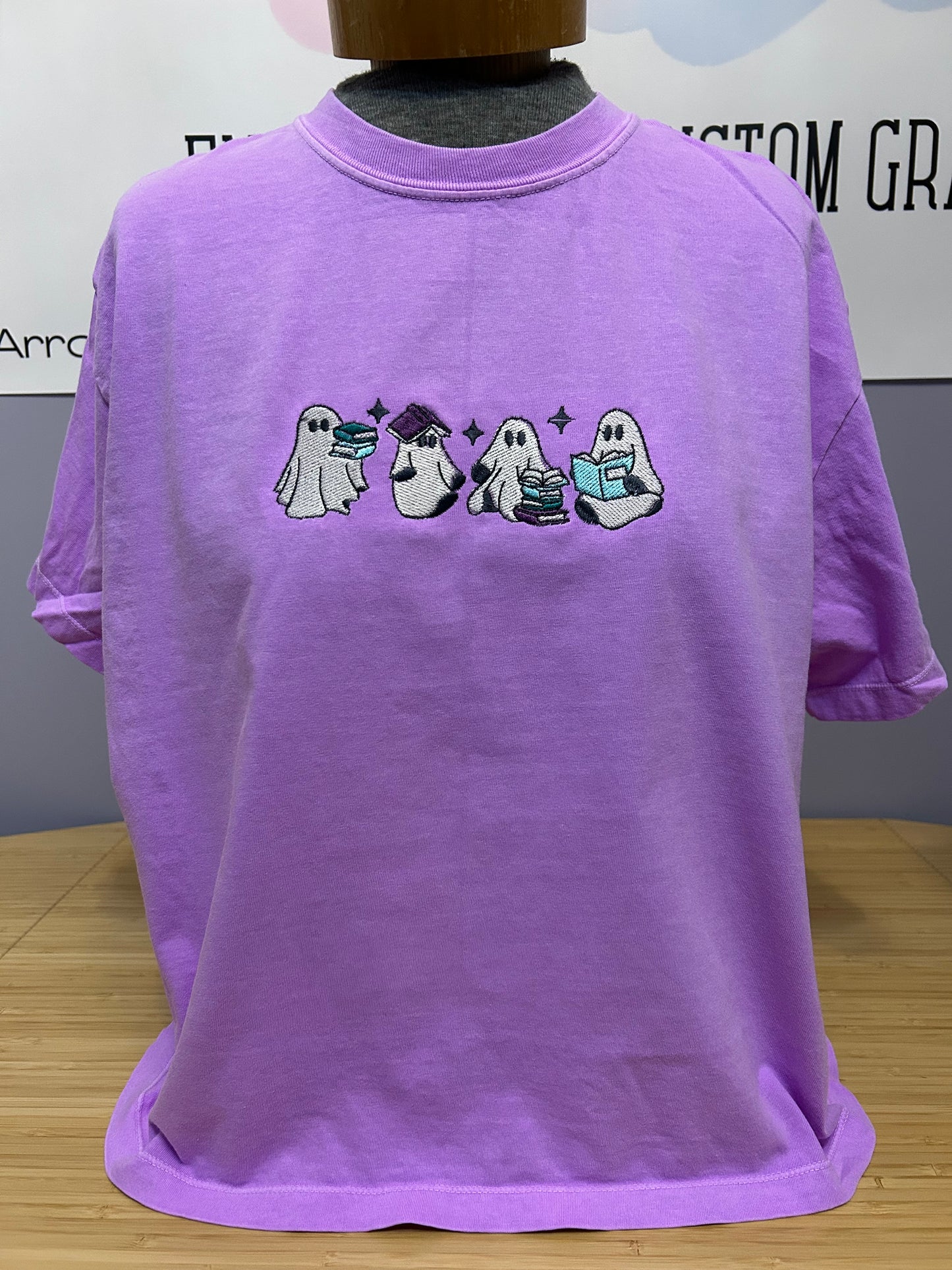 Embroidery Bookish Ghosts