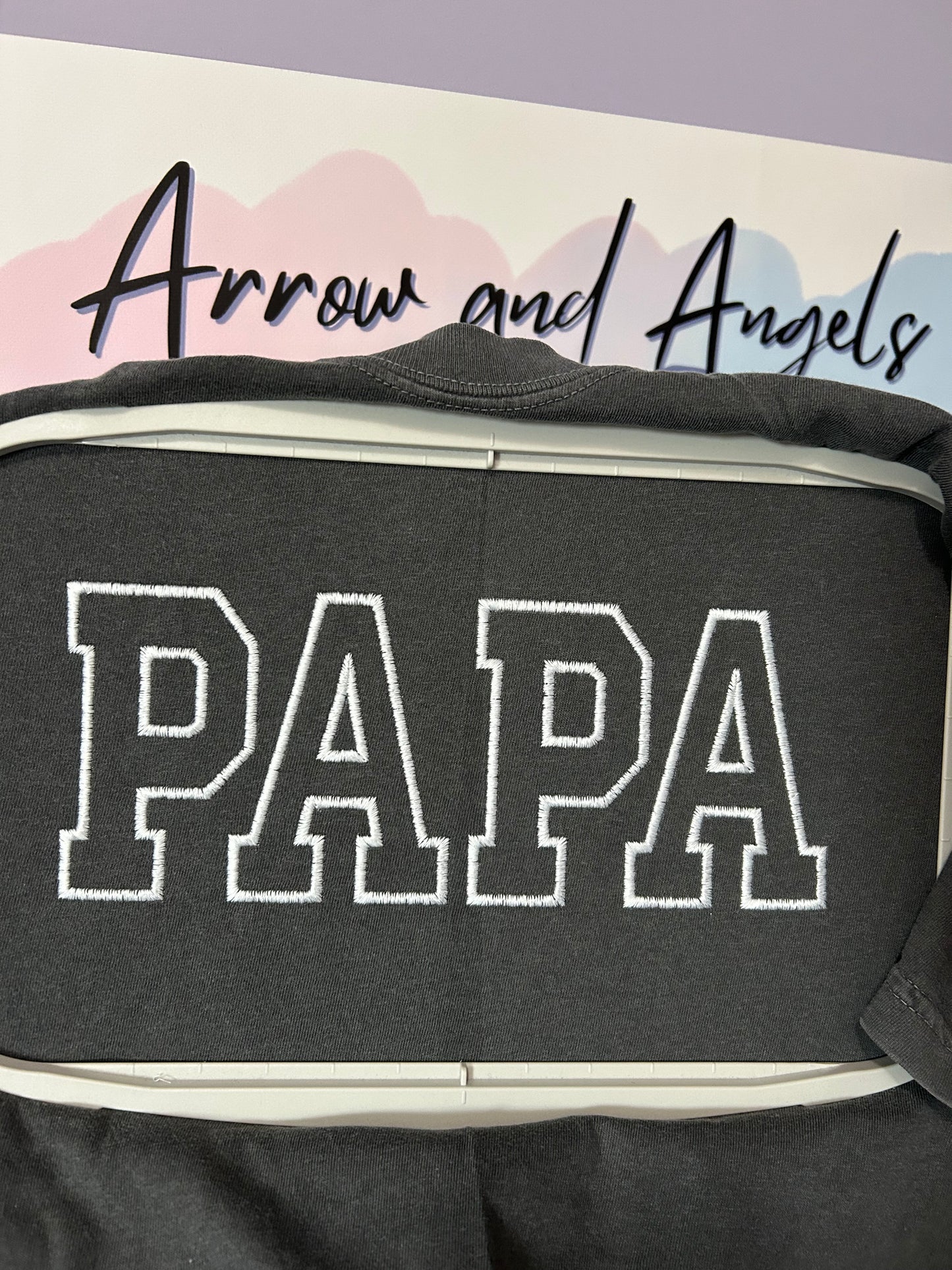 Dad or Papa Embroidery or Appliqué