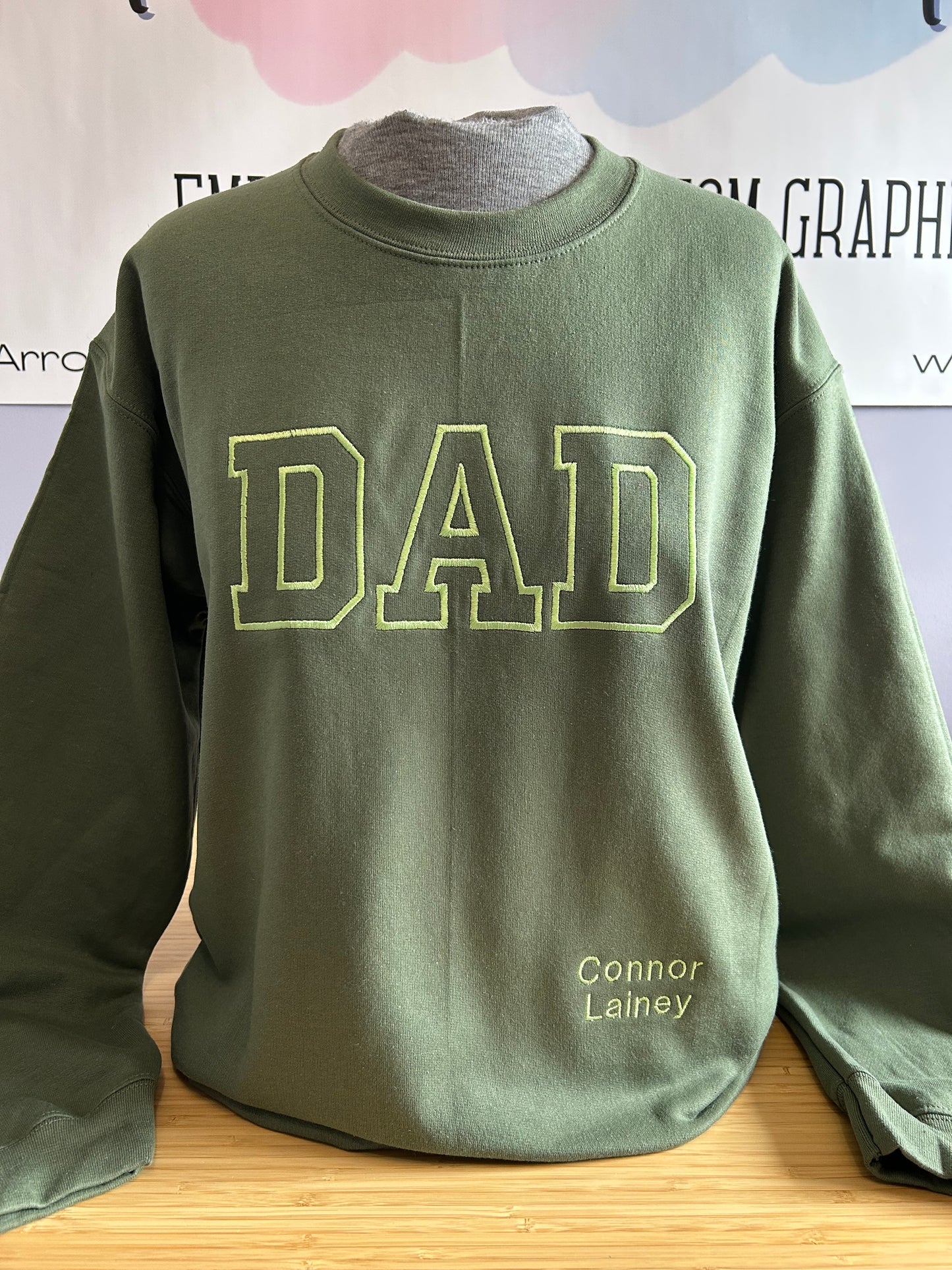 Dad or Papa Embroidery or Appliqué