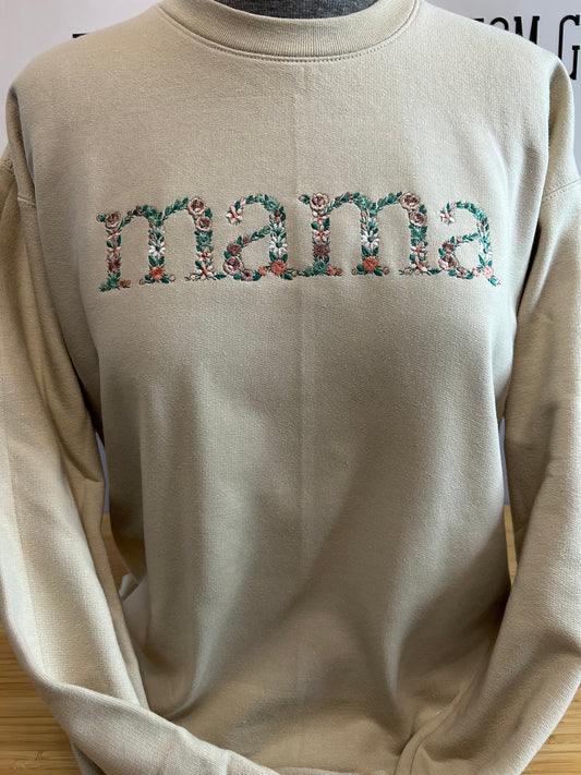 Embroidery Floral Mama