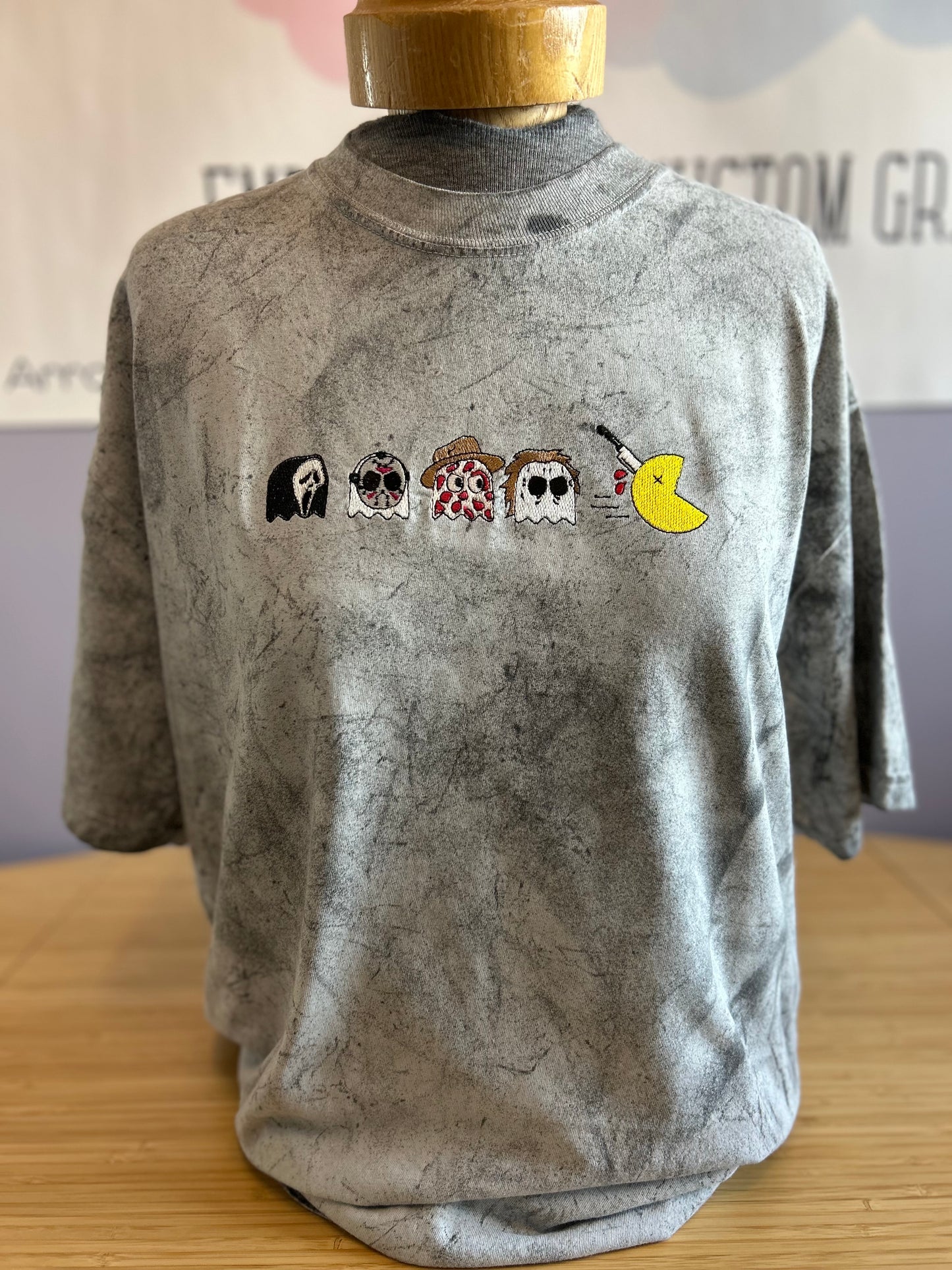 Embroidery 80's Horror Mashup