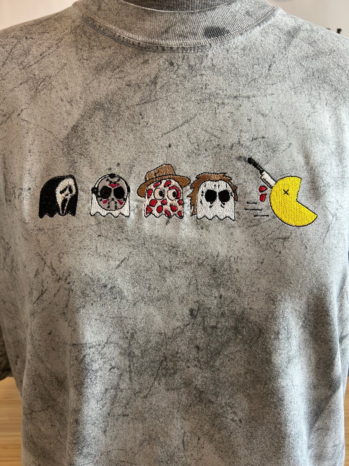 Embroidery 80's Horror Mashup