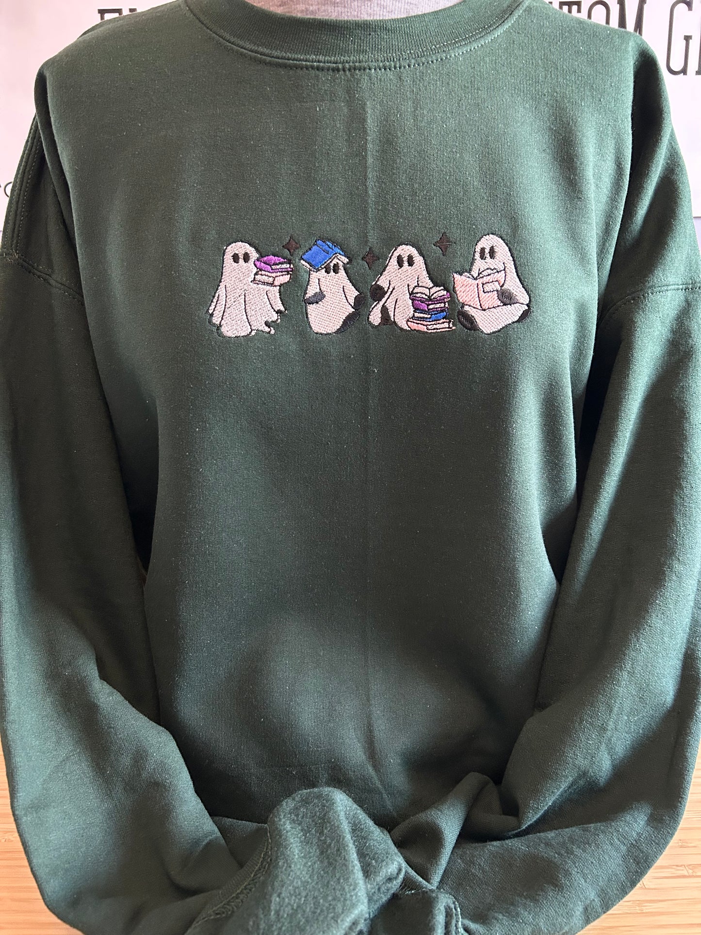 Embroidery Bookish Ghosts