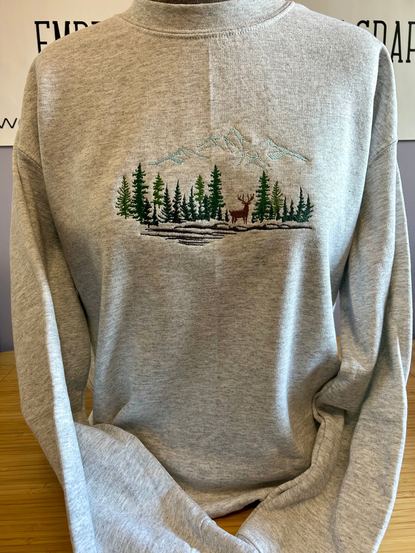 Winter Mountains Embroidery