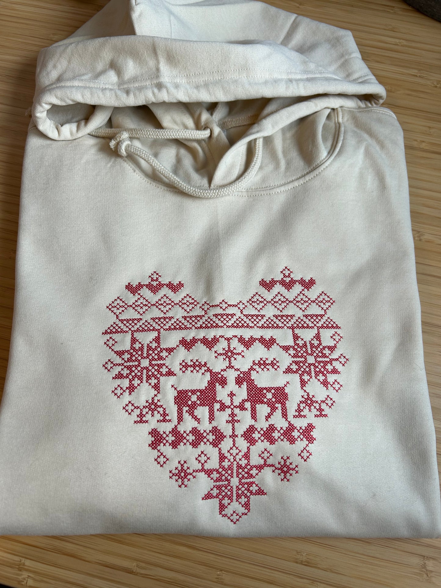 Winter Valentines Embroidery - Scandinavian Style