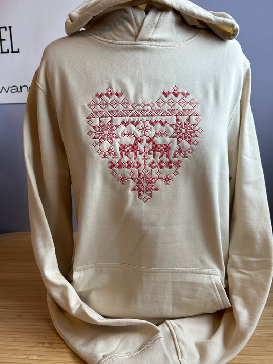 Winter Valentines Embroidery - Scandinavian Style