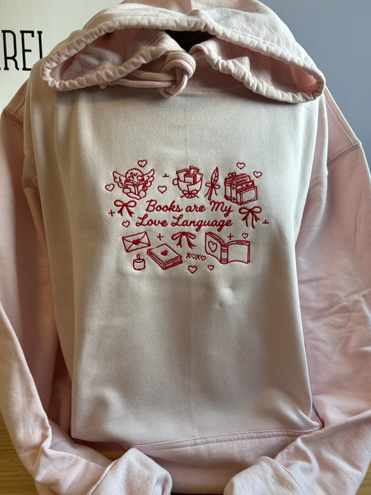 Books are my love language Embroidery