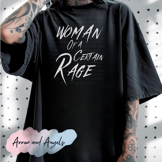 Woman of a certain rage