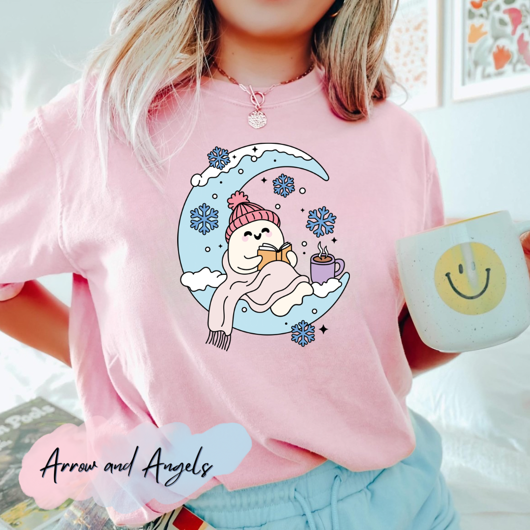 Cozy Bookish Winter Ghost