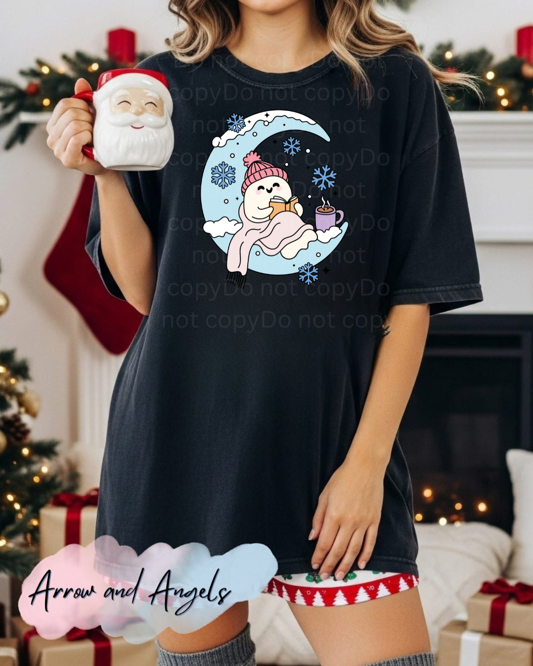 Cozy Bookish Winter Ghost